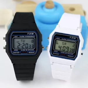 New Classic Digital Watch F-91W Unisex Retro Vintage AU Free Shipping - Picture 1 of 6