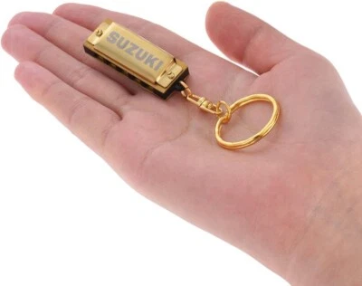 NEW MINI Playable Harmonica 5 Holes 10 Tone Mini Keychain for kids starter gifts - Image 1 of 4