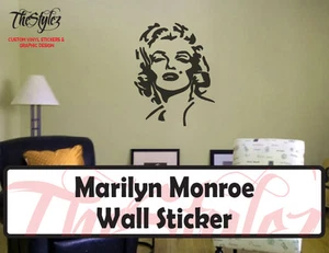 Marilyn Monroe Custom Wall Vinyl Sticker - Picture 1 of 4
