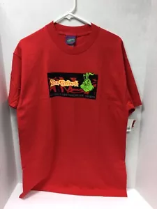 Vintage Dr Seuss Da Grinch promo shirt NWT size Large - Picture 1 of 5