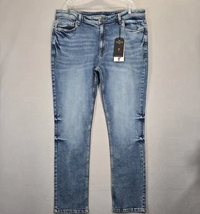 Pantalones de mezclilla The Perfect Jean Nyc ajustados Stream-MedBlue para hombre talla 40x34 tiro alto - Imagen 1 de 14