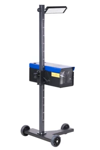 Dispositivo de ajuste de faros luxómetro digital aparato de prueba espejo giratorio 02254 - Imagen 1 de 6