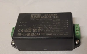 Mean Well IRM-60-15ST Single Output Encapsulated Power Supply 60W 15V 4A - Picture 1 of 2