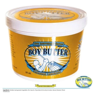 Boy Butter Gold Anal Lube for Men OIL-BASED Personal Male Anal Lubricant 16oz - Picture 1 of 12