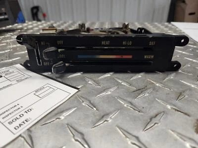 Control de calentador de tablero para 78 AMC Concorde SF3693005 Foto 1 de 4