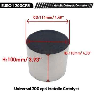 Convertidor catalítico universal de tres vías EURO 1 200 CPSI elementos de filtro metálico - Imagen 1 de 10