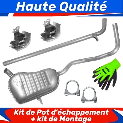 Kit de pot d'échappement pour Renault Megane 2 II 1.9 dCi (2002-2010) - Photo 1/4