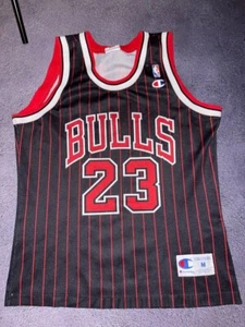 Maglia da basket Chicago Bulls Champion #23 Jordan Made in USA taglia M - Foto 1 di 8
