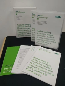 Sage 50 Business Package includes Accounts Payroll, HR, Forecasting.  New in Box - Picture 1 of 19