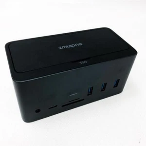 Station d'accueil USB C, Station d'accueil Quadruple Écran 18 en 1 avec SSD - Photo 1/6
