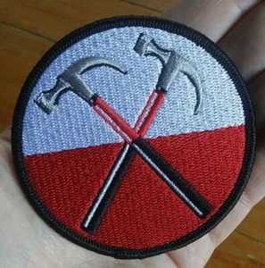 Licensed ~ Pink Floyd The Wall Hammers Album Art Embroidered Iron On Patch - Picture 1 of 6