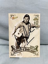 Terry Lamb SIGNED Canterbury Bulldogs 2008 Centenary 100 Year Rugby NRL Card