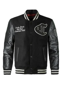 Cordon Sport Herren College Lederjacke "Team" pure black - Bild 1 von 56