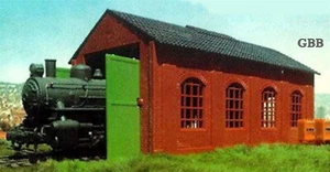 HO 1:87 Scale LOCOMOTIVE MAINTENANCE BUILDING Kit IHC New in Sealed Box 4103 - Picture 1 of 1