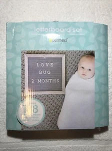 Pearhead 10" x 10" Letter Board Set - Grey Backing - Opened Package- Not Used - Picture 1 of 4