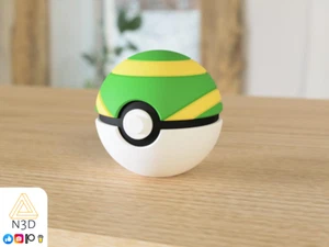 Nestball - Pokeball im Maßstab 1:1, 3D Druck, Pokemon, Gaming Accessoire - Picture 1 of 1
