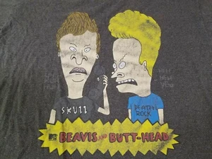 Vintage 2010 Beavis & Butt Head Phone T Shirt, Size XL, MTV Fifth Sun, TV Show - Picture 1 of 6