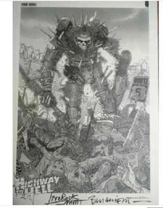 Stampa limited Highway to hell con autografo - Foto 1 di 1
