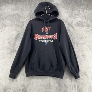 Tampa Bay Buccaneers Hoodie Mens Medium Black NFL Team Apparel READ - Picture 1 of 15
