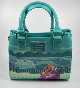 Loungefly Licensed Disney Tangle Princess Castle Glow In The Dark Crossbody Bag - Picture 1 of 12