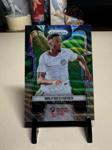 2018 Wilfred Ndidi Panini World Cup Prizm Black & Gold Wave Nigeria - Picture 1 of 2