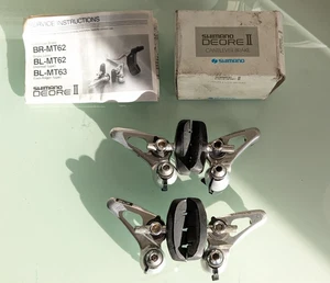 OVP 1990 MTB Cantilevers Bremsen Shimano Deore BR-MT62 VIA Japan Silver Edition - Bild 1 von 8