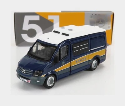 TINY TOYS ATC64802 MERCEDES BENZ - SPRINTER VAN TRANSPORTER HKCS POLICE 2018 - B - Immagine 1 di 2