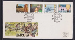 Great Britain 1986 Industry Year FDC 243b Edinburgh to Melbourne - Bild 1 von 1