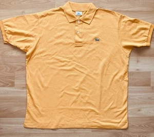 Polo Lacoste arancione uomo 7/US XL golf coaching sport 100% COTONE - Foto 1 di 8