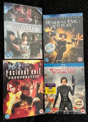 Resident Evil 4 movie bundle Vendetta, degeneration, afterlife, retribution - Image 1 of 4