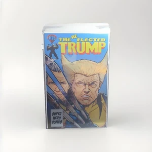 RARE Silver METAL Hulk 340 DONALD TRUMP NEWSOM HOMAGE WOLVERINE COMIC! - Picture 1 of 6
