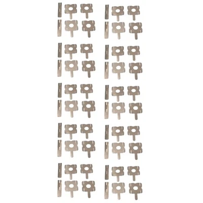 MARKENLOS 10er-Set Punktschweiß-Nickelplatten, Batteriebeschichtung, Nickelblech für 4484