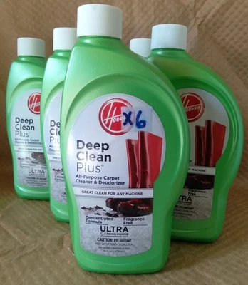 (6) Hoover Deep Clean Plus Limpiador de alfombras multiusos concentrado SIN OLOR Foto 1 de 4