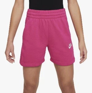 Nike Girls' Sportswear Club Fleece French Terry Shorts 5 in, Size XL - Picture 1 of 11