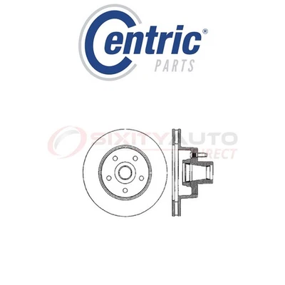 Centric C-TEK Disc Brake Rotor for 1987-1991 Mercury Colony Park 5.0L V8 - tq - Image 1 of 4