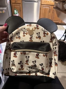 Disney Mickey Mouse Character Poses Mini Backpack - Picture 1 of 5