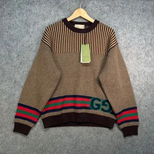 GUCCI Pullover Baumwolle Wolle mit GG Neu Mit Etikett UVP 1000£ - Bild 1 von 17