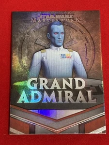 2024 Topps Star Wars Masterwork Thrawn Star Wars Rebels HG-11 Refractor /299 - Picture 1 of 2