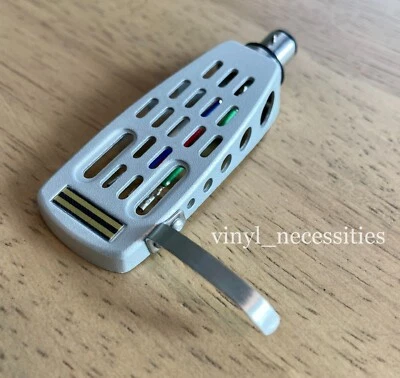 SME Replacement Turntable Headshell Silver Anodized OFC Silver Plated Wire Leads - Image 1 of 4