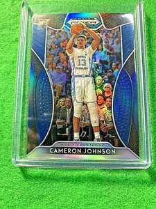 CAMERON JOHNSON BLUE PRIZM RC JERSEY#13 NORTH CAROLINA REFRACTOR 2019 Prizm DP 