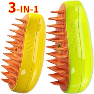 Anti Flying Hair Cat Spazzola Vapore Pettine Durevole Pet Rimozione Dei Capelli - Foto 1 di 14