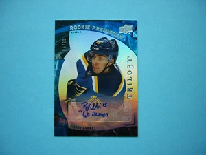 2015/16 UPPER DECK ROOKIE PREMIERES TRILOGY CARD 171 ROBBY FABBRI AUTOGRAPH AUTO - Picture 1 of 2