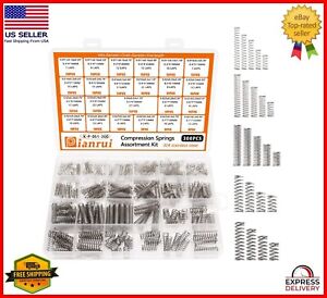 300PCS Compression Springs Assortment Kit 23 Different Sizes Mini Stainless S...