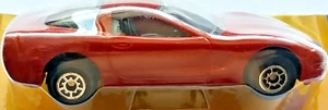 Chevy C5 Corvette 1:64 Scale, Red Die Cast C5 Vette, New on Cut Card, by Maisto - Imagen 1 de 5