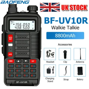 BAOFENG UV-10R 16W VHF/UHF DWUZAKRESOWY WALKIE TALKIE HAM NADAJNIK-ODBIORNIK RADIO DWUKIERUNKOWE - Zdjęcie 1 z 12