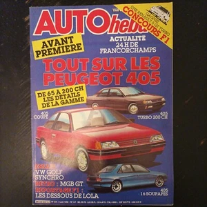 Auto hebdo 534 vw Golf Syncro 24 H spa 1986 MGB gt peugeot 405  - Picture 1 of 2