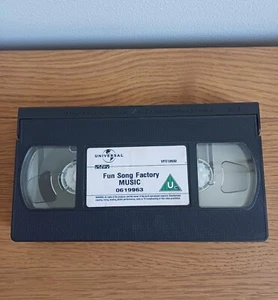 FUN SONG FACTORY - MUSIC - VHS VIDEO TESTED (TAPE ONLY) - Picture 1 of 4