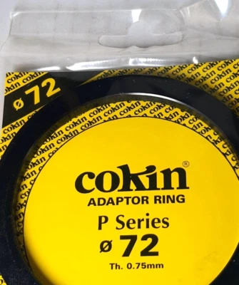 Genuine Cokin P Series 72mm Adapter Ring P472 Made in France Thread to P System - Image 1 of 4