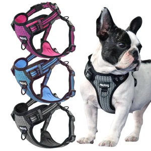 Arnés para perro sin tirón arnés eléctricos acolchado reflectante arnés de pecho S-XL - Imagen 1 de 18
