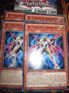 YU-GI-OH! COM ZS SAGE DE LA DISPARITION PRIO-FR001 (PLAYSET) 4 CARTES MINT ED1 - Picture 1 of 1